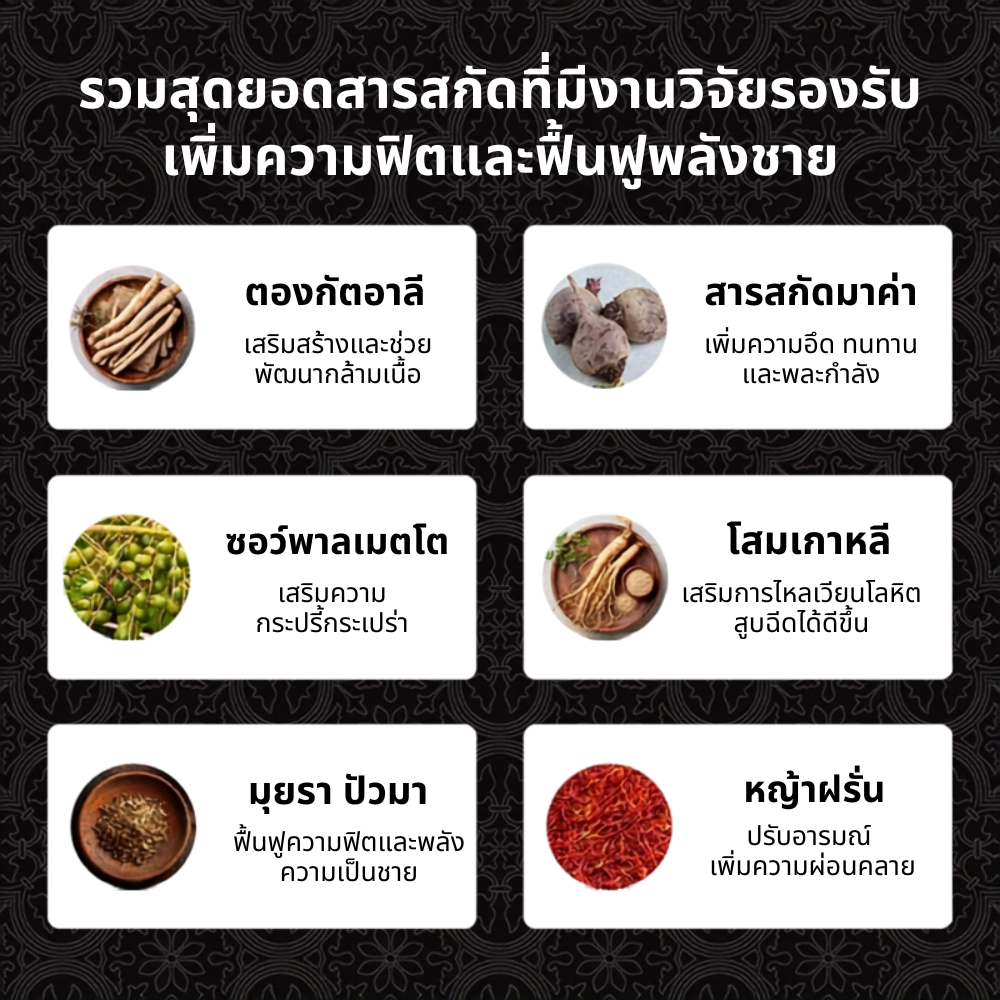 วิตามินรวมเพื่อผู้ชาย Male Max Extreme - 60 แคปซูล