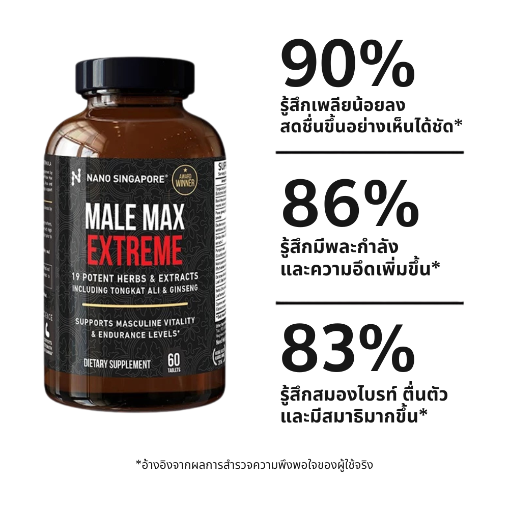 วิตามินรวมเพื่อผู้ชาย Male Max Extreme - 60 แคปซูล