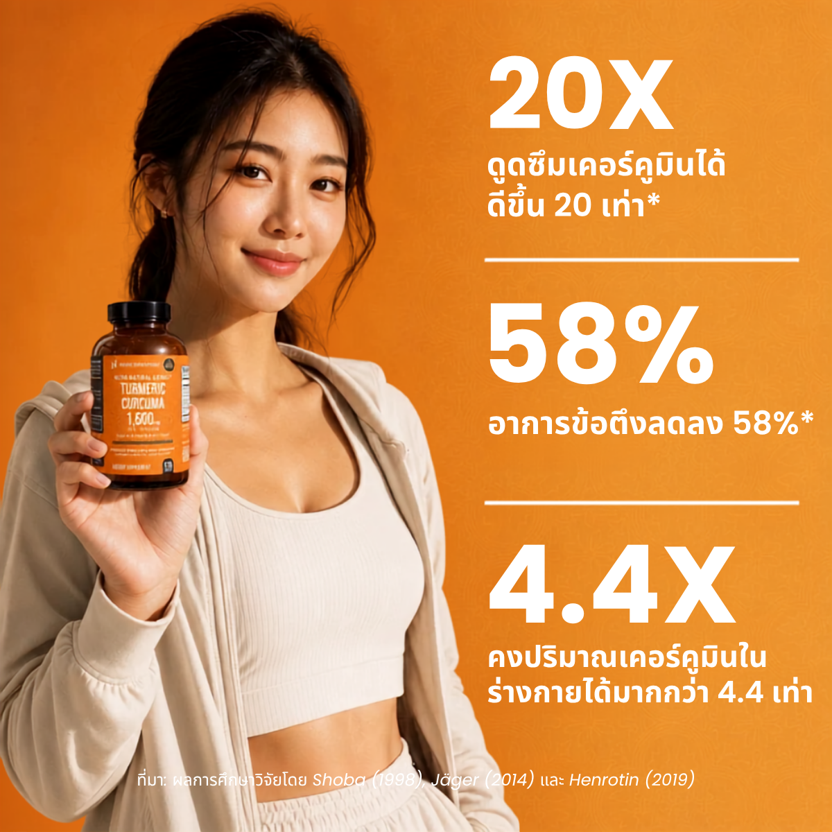 ขมิ้นชันสกัด 1,600 มก. - 120แคปซูล